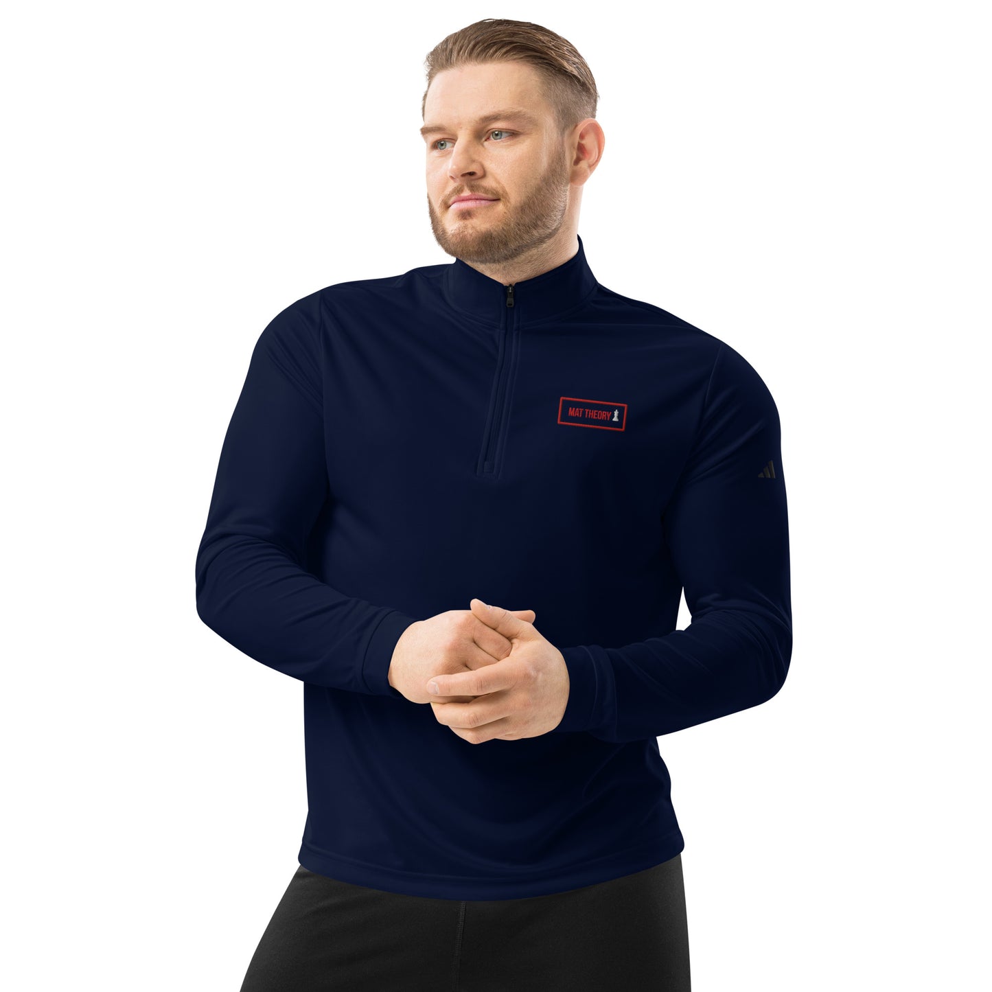 Navy Mat Theory Quarter Zip Pullover