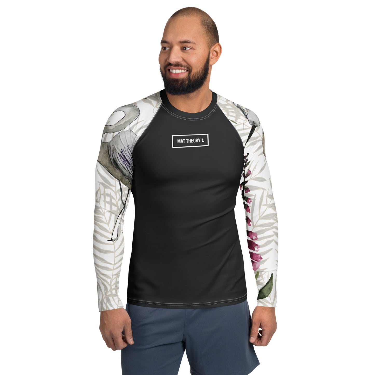Crane Image Unisex Rash Guard