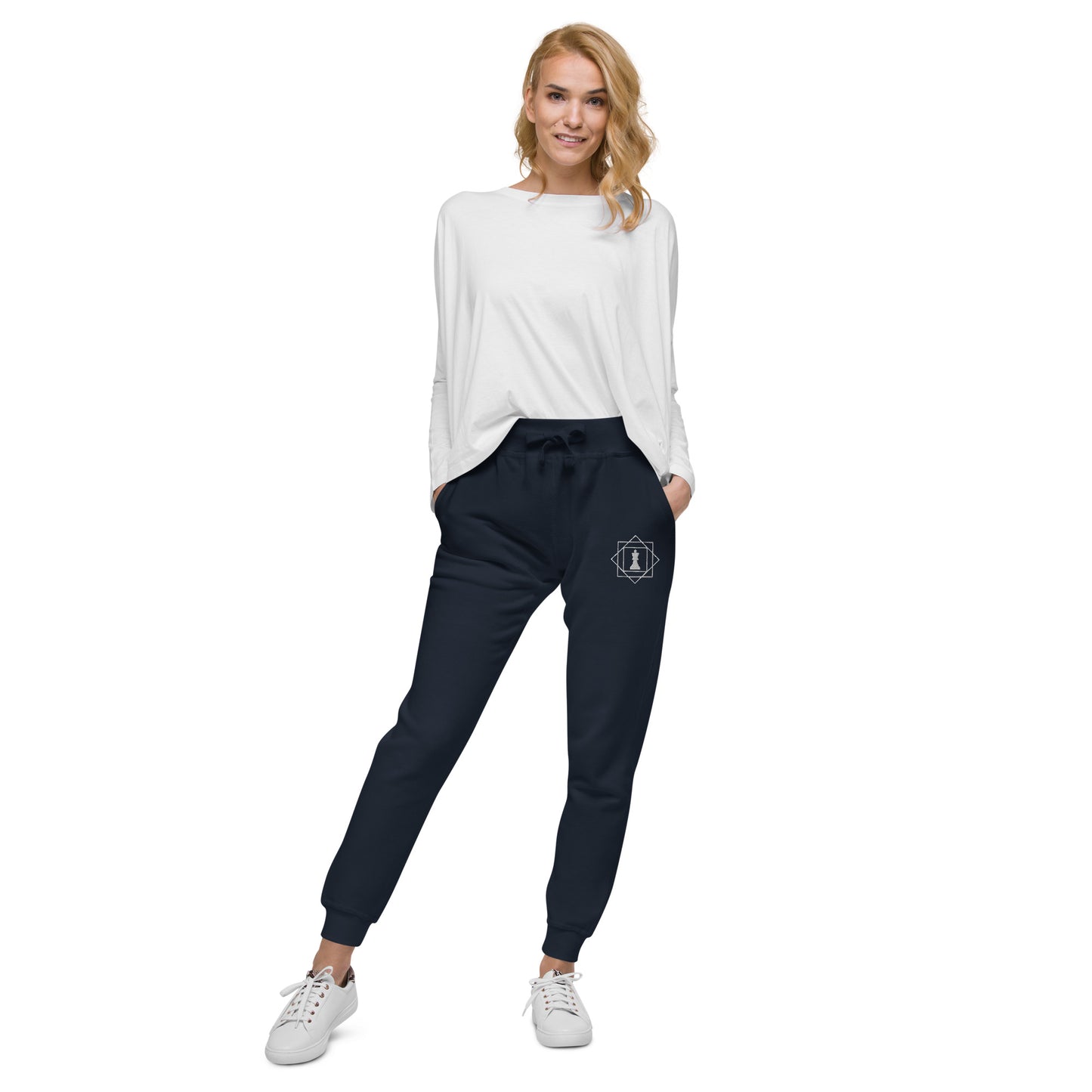 Navy Mat Theory Unisex Fleece Sweatpants