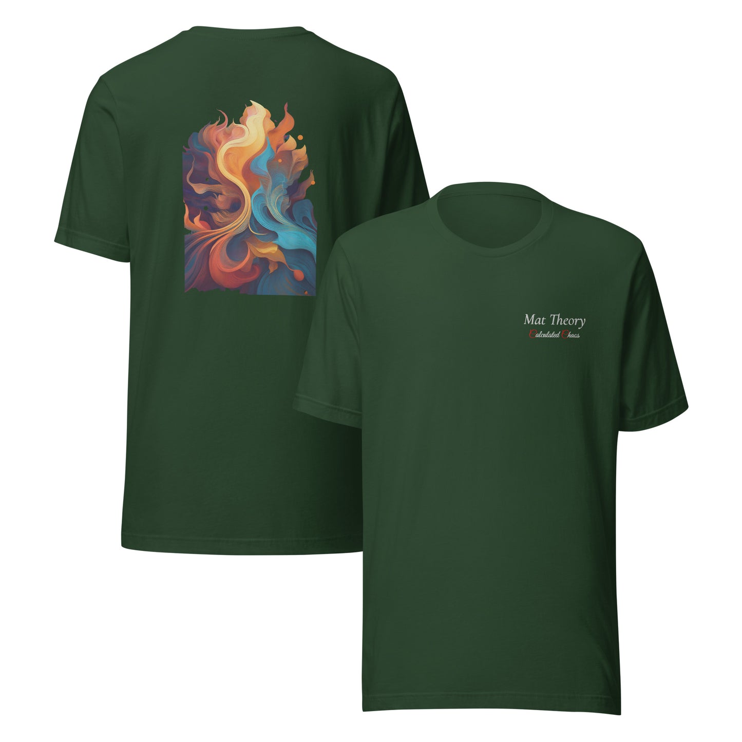 Forest Green Flow Over Force Unisex T-shirt