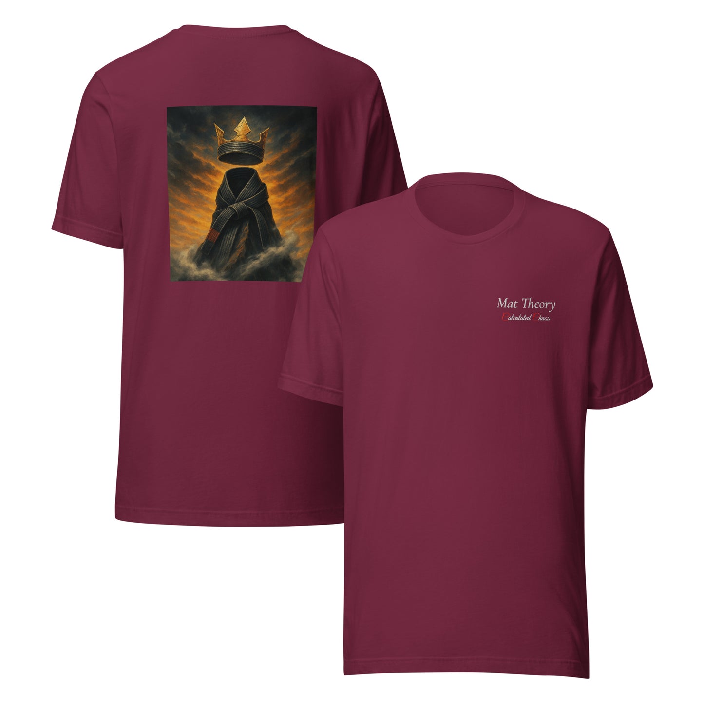 Maroon Crowned Unisex T-shirt