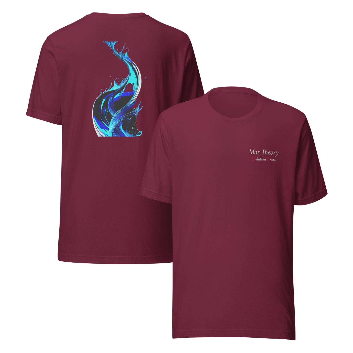 Maroon Formless Unisex T-shirt