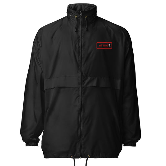 Black Mat Theory Unisex Windbreaker