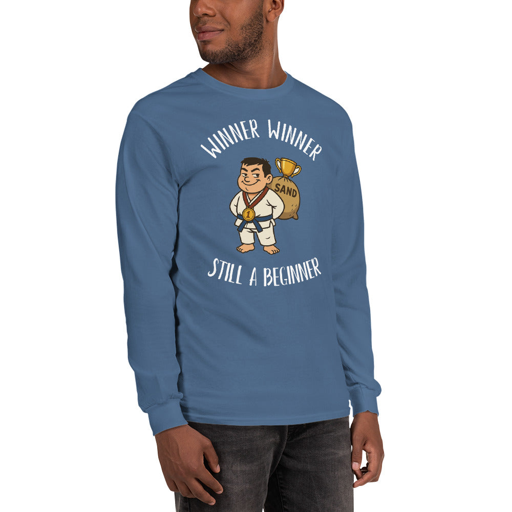 Blue Sandbagger Long Sleeve Shirt by Mat Theory Apparel