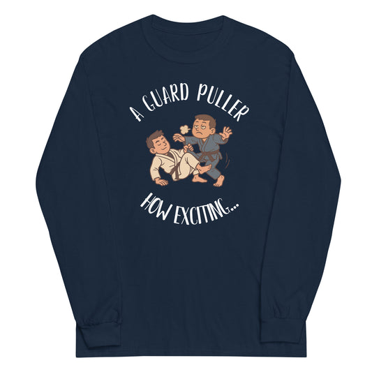 Navy Guard Puller Long Sleeve Shirt from Mat Theory Apparel